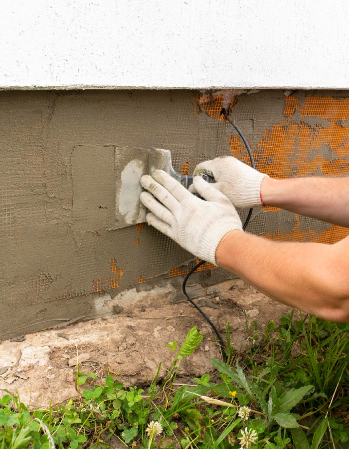 Pose de béton ciré mur